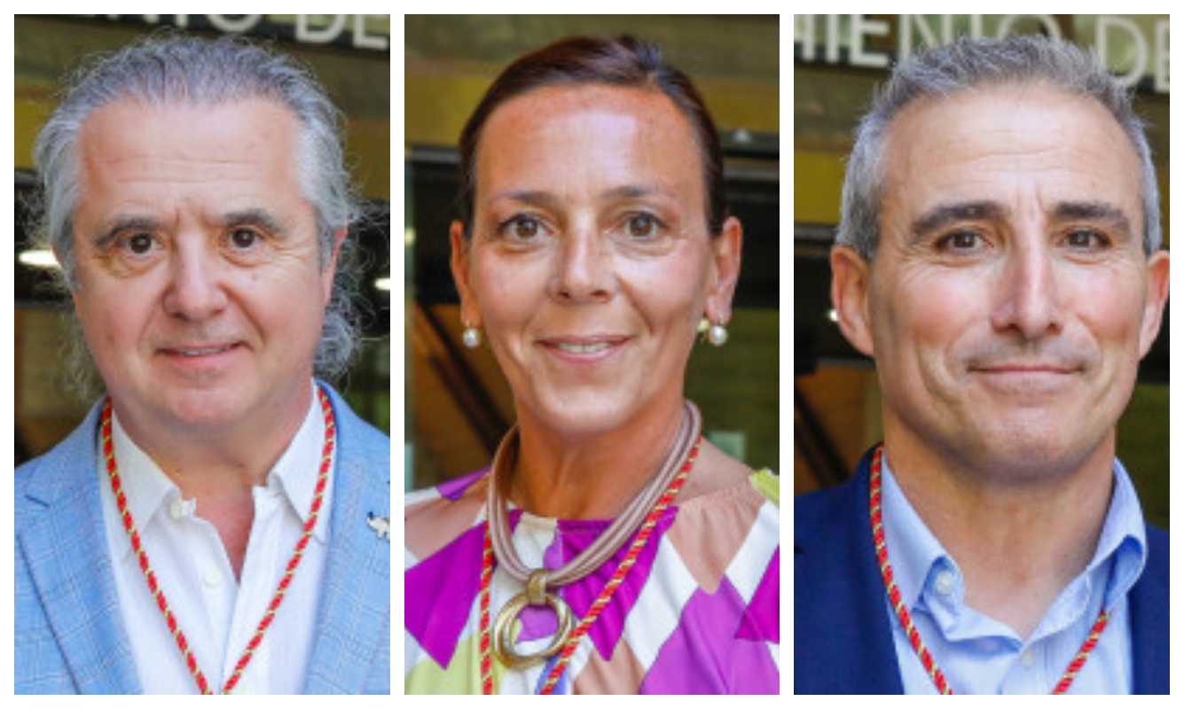 José Ramón Conesa, Leticia Alejandra Martínez y José Bernabé Cotillas.