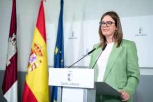 La consejera portavoz del Gobierno de Castilla-La Mancha, Esther Padilla.