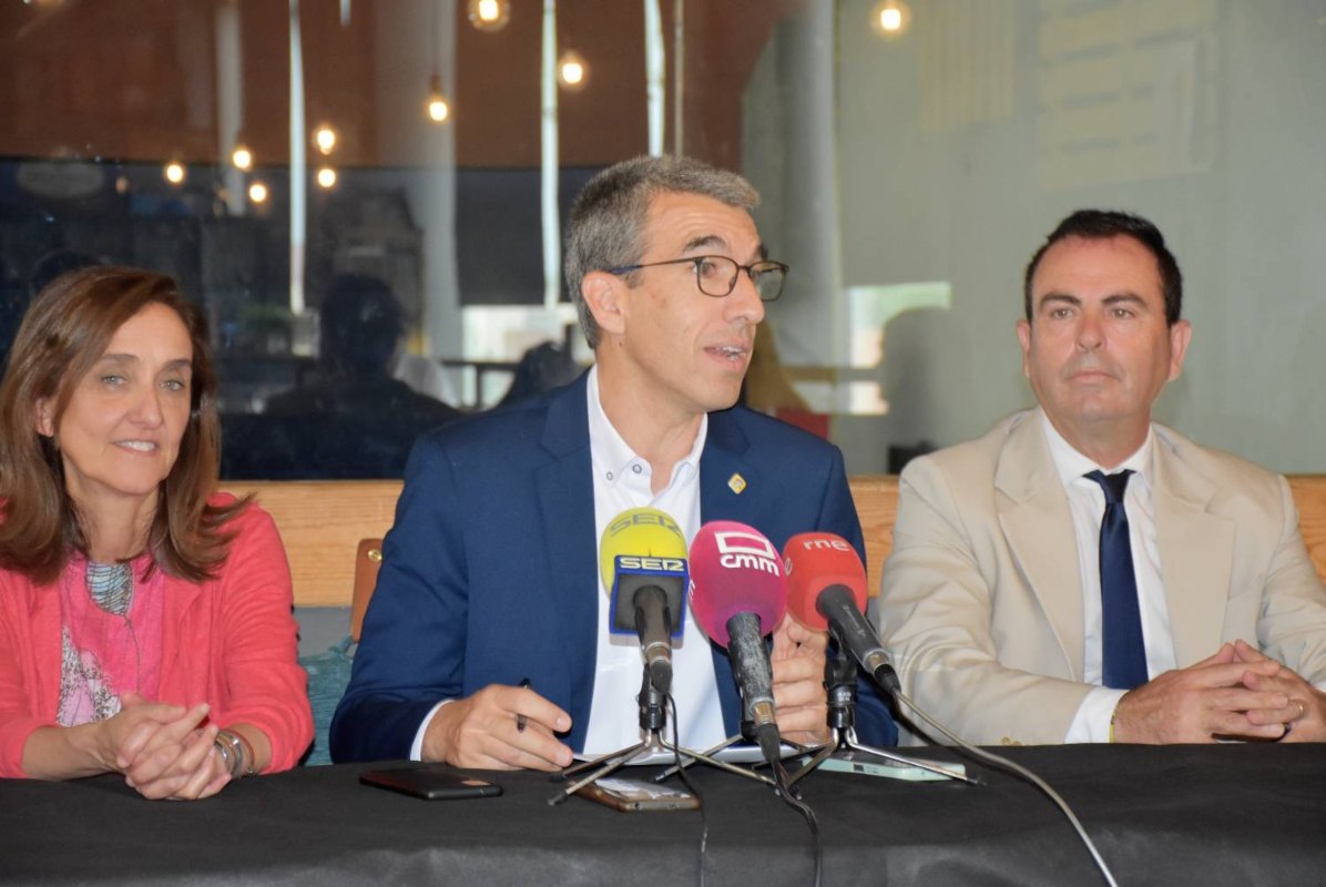 El portavoz del Grupo Municipal Socialista en el Ayuntamiento de Talavera, Luis Enrique Hidalgo.