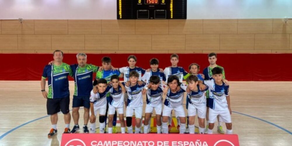 La gran reacción del Moprisala a punto estuvo de llevarle hasta la final del Campeonato de España. Foto: FFCM.