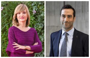 La portavoz del Gobierno y ministra de Educación y Formación Profesional, Pilar Alegría, y el ministro de Economía, Carlos Cuerpo.