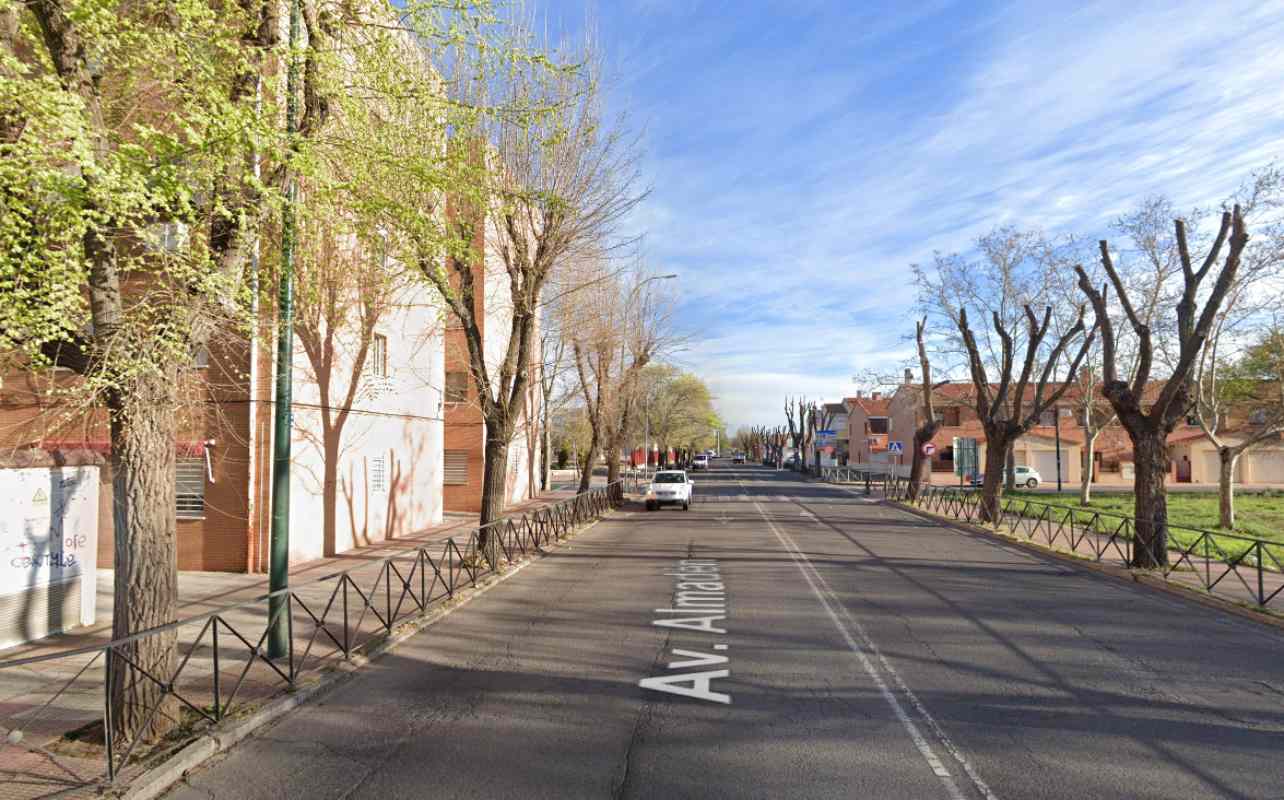 Avenida de Almadén, en Puertollano.