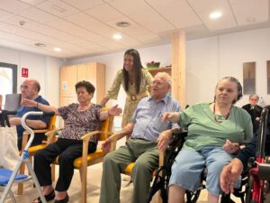 Bárbara García Torijano, en la residencia 'los Molinos'.