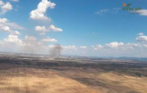 Incendio en San Bartolomé de las Abiertas.