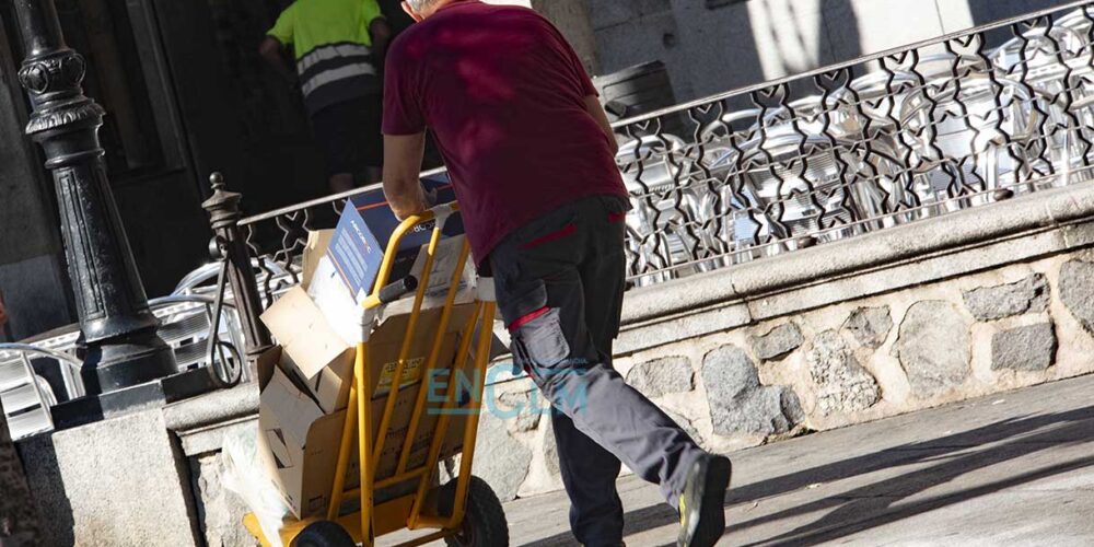 empleo, trabajador, reparto