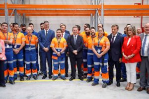 Inauguración del hub logístico de Airbus en Albacete.