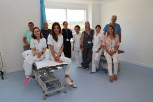 Equipo del área de Rehabilitación.