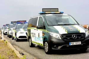 Imagen de archivo de varios coches de la Guardia Civil de Tráfico - Foto: Rebeca Arango