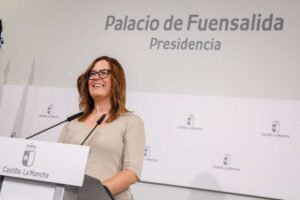 La consejera portavoz del Gobierno de Castilla-La Mancha, Esther Padilla.