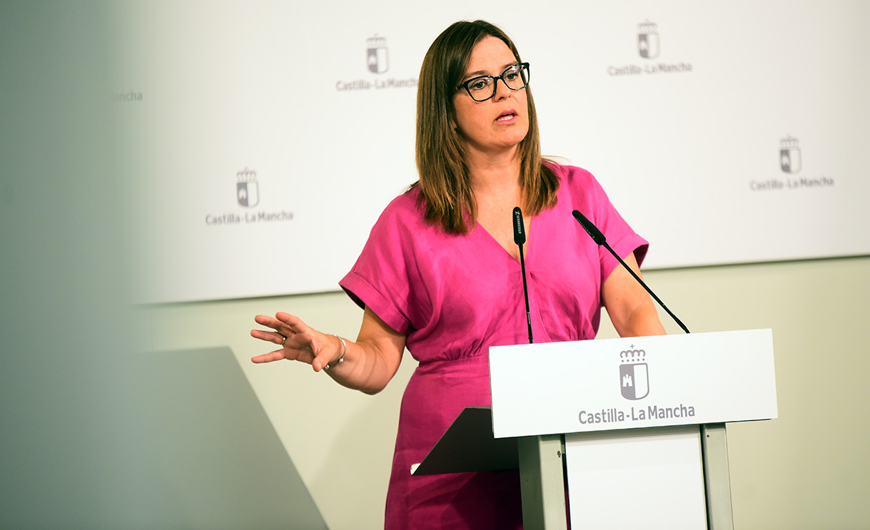 Esther Padilla, consejera portavoz del Gobierno de CLM