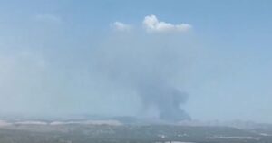 Incendio forestal en Hellín.