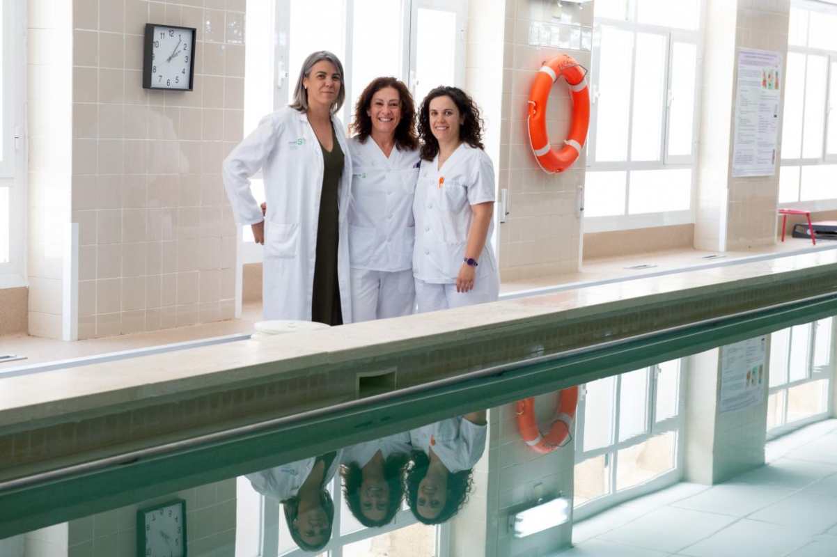 El equipo de investigadoras de Parapléjicos que han realizado el premiado trabajo.