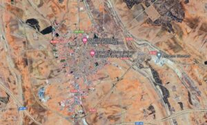 Robo por el método del abrazo en Mota del Cuervo. Imagen: Google Maps.