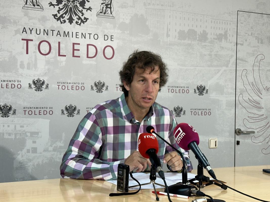 El concejal de Medioambiente, Río Tajo y Deportes de Toledo, Rubén Lozano,