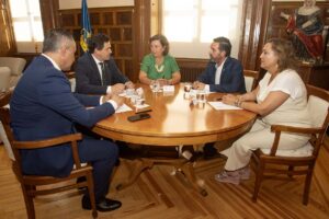 Reunión de los presidentes y vicpresidentes de las diputaciones de Toledo y Ciudad Real. Foto: Rebeca Arango