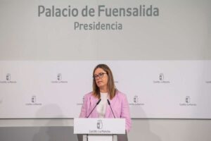 La consejera portavoz del Gobierno de Castilla-La Mancha, Esther Padilla.