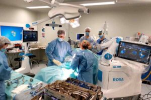 maquina sanitaria para operacion de rodilla