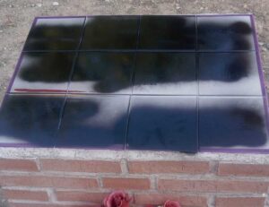 Así amaneció este domingo el memorial por el guerrillero antifranquista de Fuensalida.