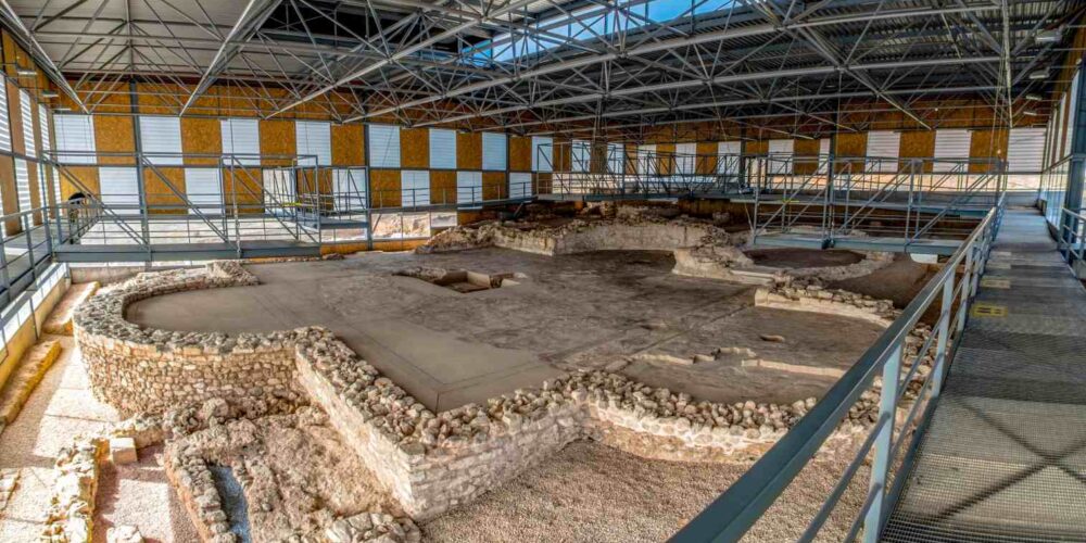 Imagen de la Villa Romana de Noheda.