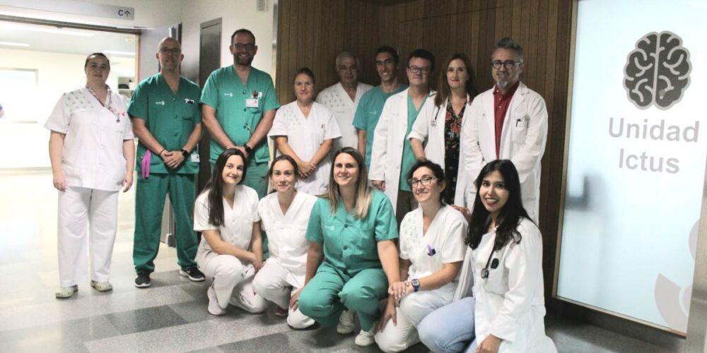 Profesionales sanitarios de la Unidad del Ictus de Ciudad Real