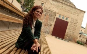 La compositora e intérprete Ana Alcaide, en una entrevista con Europa Press.