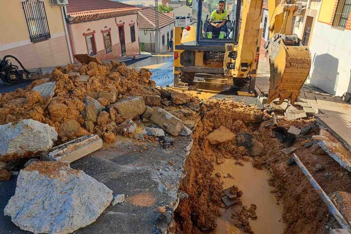 Averia, agua, Puertollano