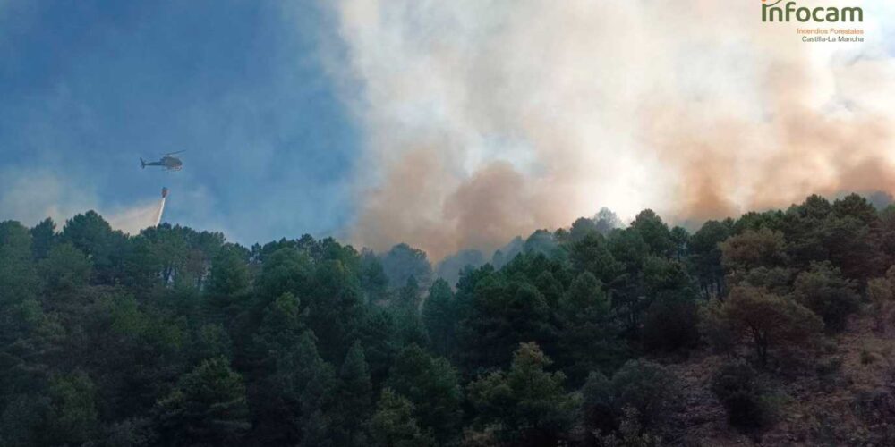 Incendio en Cortijo de Tortas, pedanía de Paterna del Madera.