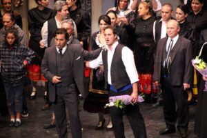 Representación de una obra de zarzuela en La Solana