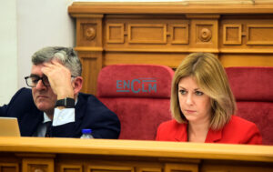 La portavoz del PSOE en las Cortes de CLM, Ana Isabel Abegózar.
