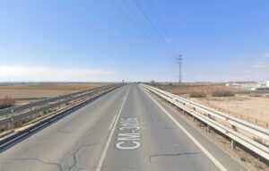 Accidente con seis heridos en la CM-316, en el término de La Roda. Foto: Google Maps.
