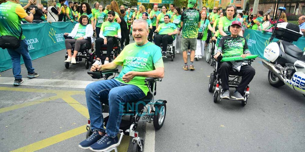 Más de 4.500 suscripciones en la carrera contra la ELA organizada por Eurocaja Rural en Toledo. Foto; Rebeca Arango.