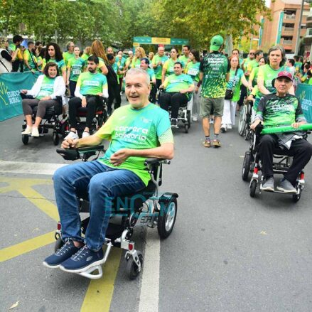 Más de 4.500 suscripciones en la carrera contra la ELA organizada por Eurocaja Rural en Toledo. Foto; Rebeca Arango.