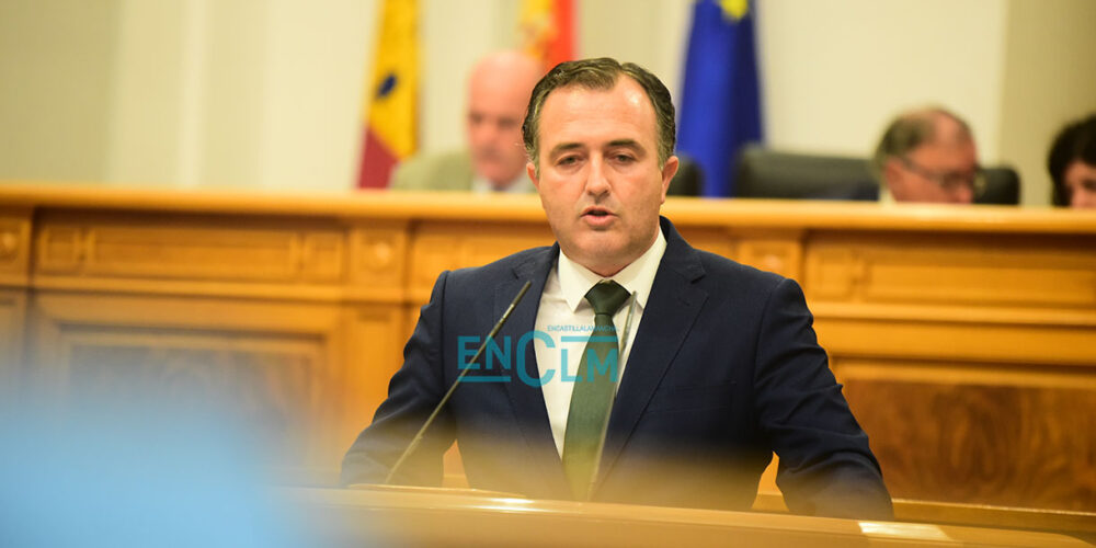 Foto de archivo del presidente de Vox en las Cortes regionales, David Moreno. Foto: ENCLM/Rebeca Arango