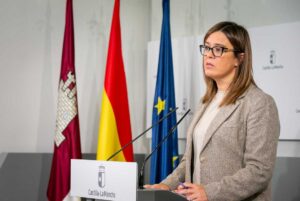 La consejera portavoz del Gobierno de Castilla-La Mancha, Esther Padilla.