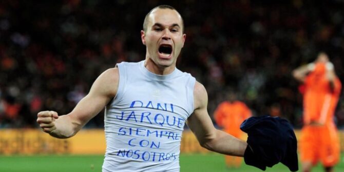 Iniesta, el autor del "gol de nuestras vidas".