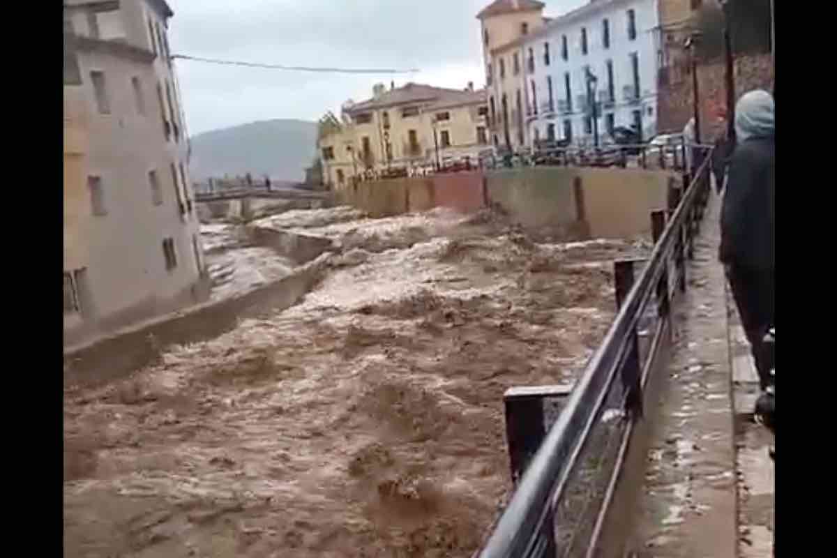 Riadas en Letur (Albacete) este martes 29 de octubre/Video publicado en redes sociales
