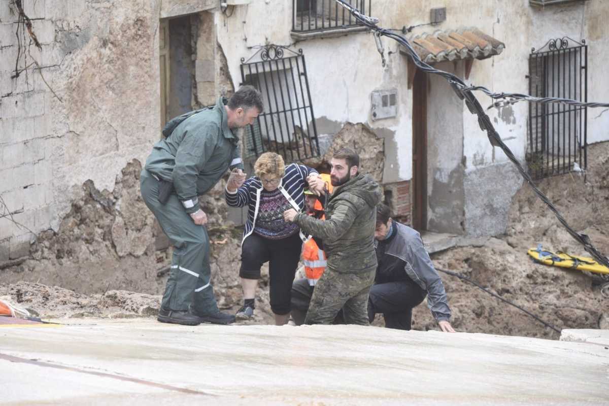 Recate de cuatro personas en Letur. Foto: Europa Press.