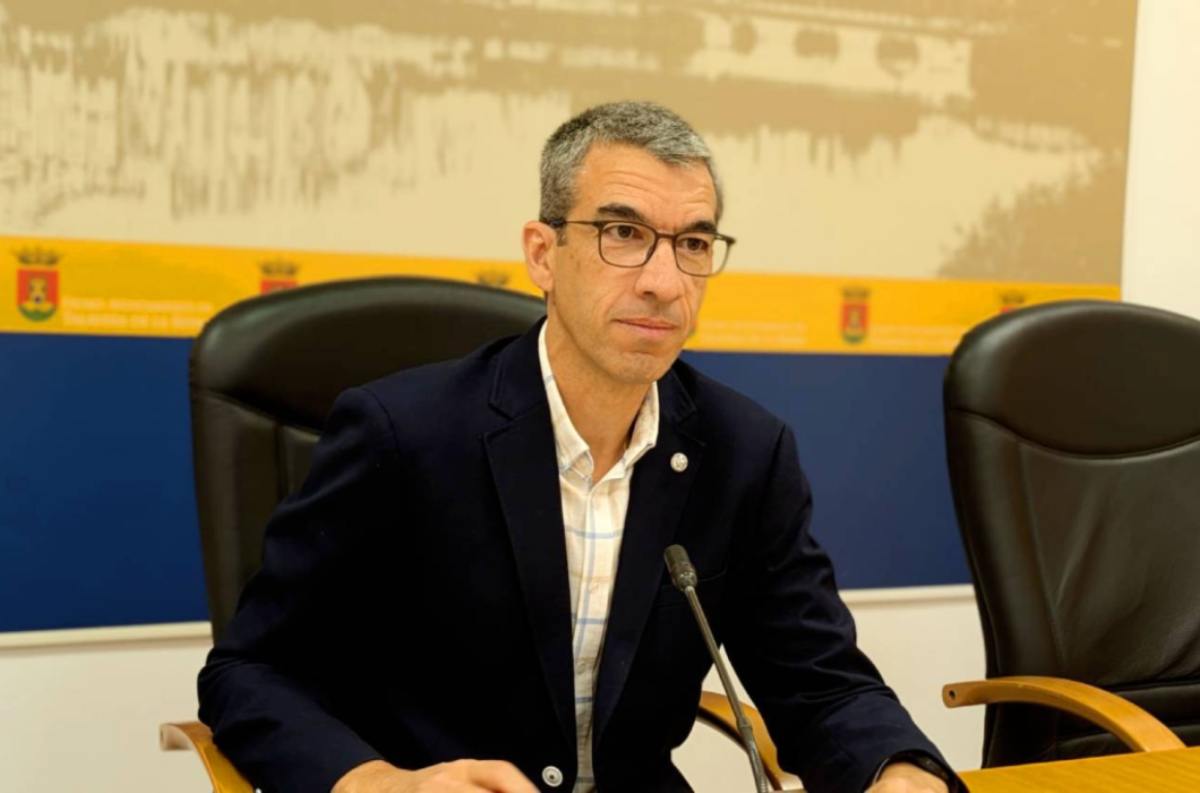 El portavoz del grupo municipal socialista en el Ayuntamiento de Talavera, Luis Enrique Hidalgo