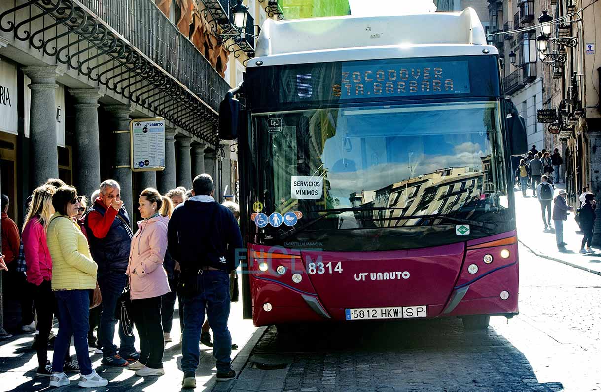 Autobús urbano de Toledo.