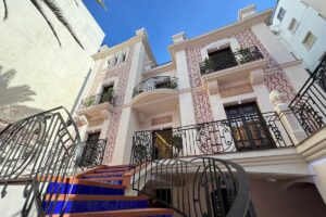 Fachada del recién rehabilitado palacete de la Cruz Roja de Ciudad Real