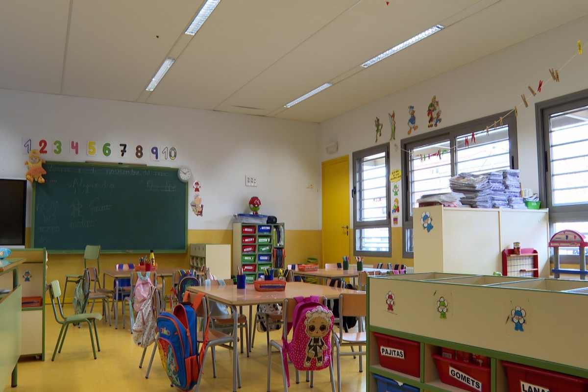 Imagen de aula de archivo.