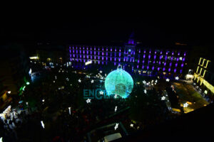 Encendido de las luces de Navidad en Toledo.