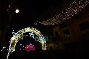 Encendido de las luces de Navidad, en Toledo. Foto: Rebeca Arango.
