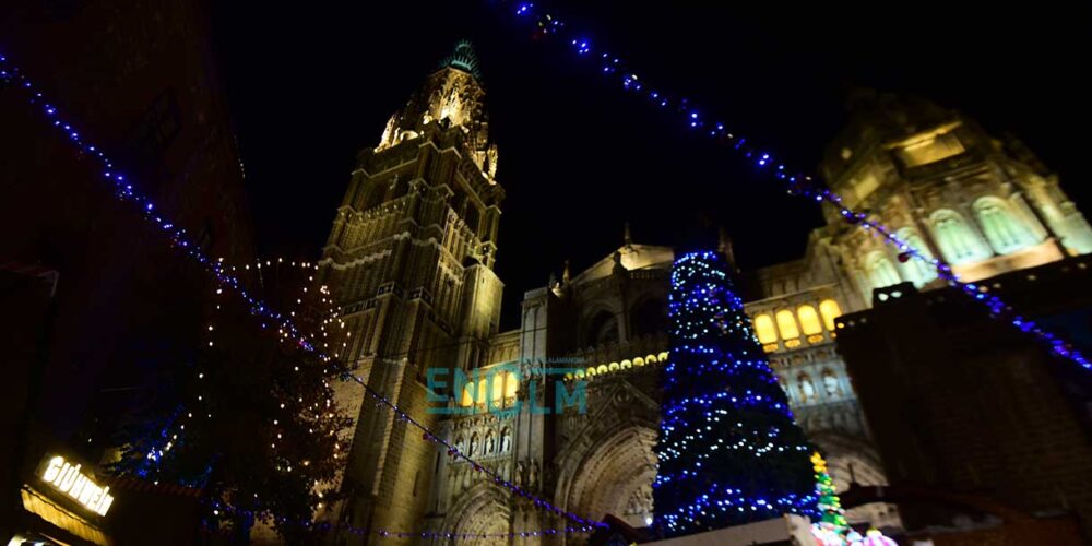 Foto de archivo de la Navidad en Toledo