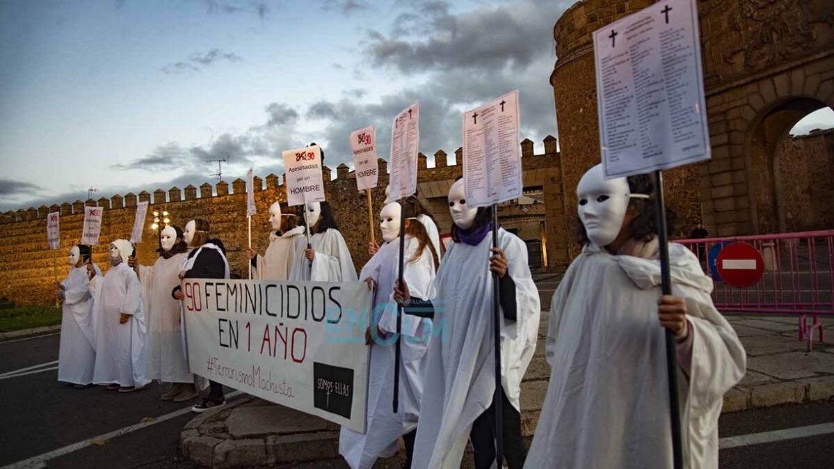 Manifestación del 25N en Toledo. Foto: Rebeca Arango.