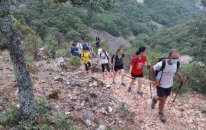 Un momento en la ascensión al pico Rocigalgo.