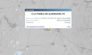 Terremoto en La Puebla de Almoradiel.