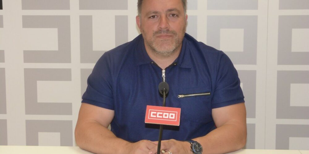 El secretario general de CCOO de Toledo, Federico Pérez.