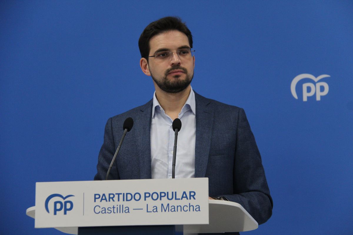 El portavoz adjunto del Partido Popular en las Cortes de Castilla-La Mancha, Santiago Serrano.