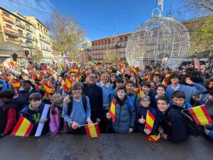 Celebración del aniversario de la Constitución en la plaza de Zocodover.